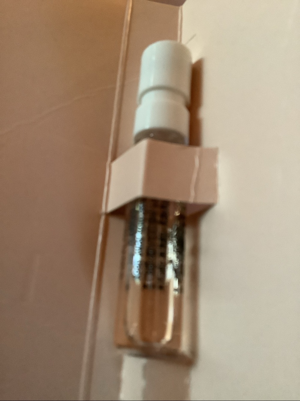 La Perla Brown Glossy Fragrance Box with Silver Lettering with perfum